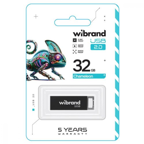 USB Flash Wibrand USB 2.0 Chameleon 32Gb Black