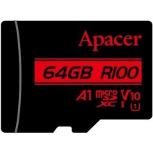 microSDXC (UHS-1) Apacer 64Gb class 10 V10 A1 R100MB/s