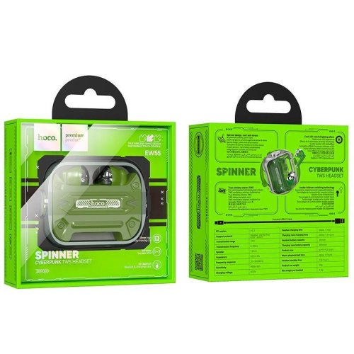 Навушники HOCO EW55 Trendy true wireless BT gaming headset Army Green