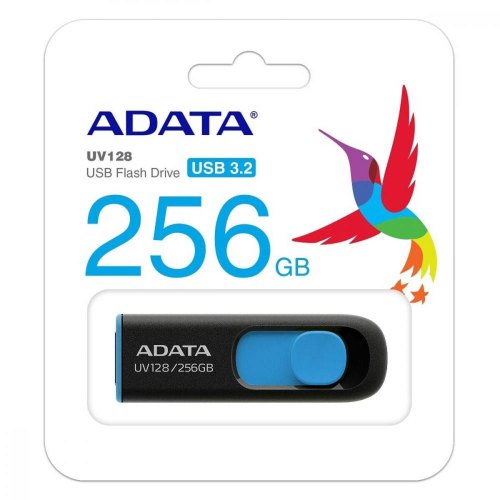 USB Flash A-DATA USB 3.2 UV 128 256Gb Black/Blue