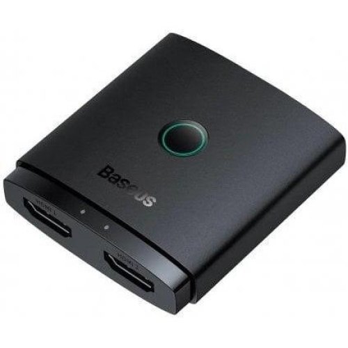 USB-Hub Baseus AirJoy Series 2-in-1 Bidirectional HDMI Switch Cluster Black