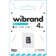 microSDHC Wibrand 4Gb class 4