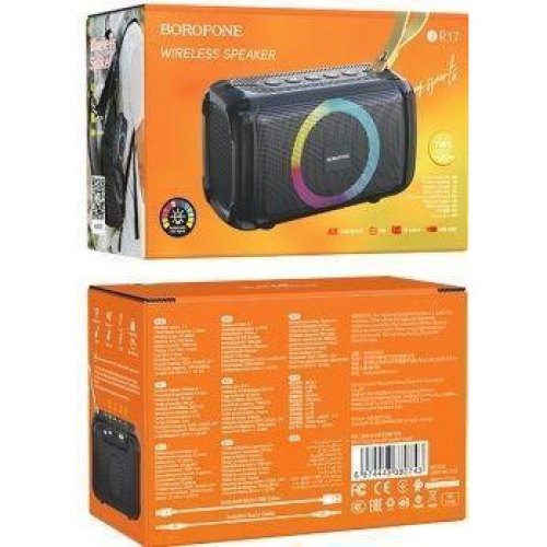 Портативна колонка BOROFONE BR17 Cool sports wireless speaker Black