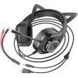Навушники HOCO W107 Cute cat luminous cat ear gaming headphones Phantom Cat