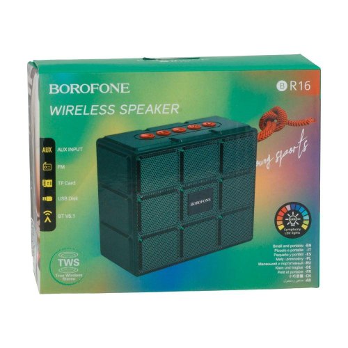 Портативна колонка BOROFONE BR16 Gage sports wireless speaker Black