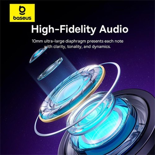 Навушники Baseus Encok HZ11 Wired Earphones Moon White