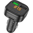АЗП з FM-модулятором BOROFONE BC43 Flash QC3.0 car BT FM transmitter 18W Black 8525500090