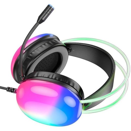 Навушники HOCO W109 Plus Rich USB7.1 channel gaming headphones Black