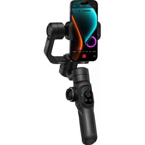Триосьовий стабілізатор AOCHUAN Professional Gimbal Stabilizer for Smartphone SMART S2 Чорний