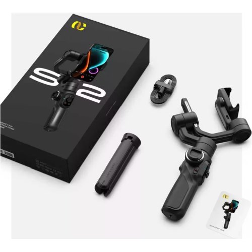 Триосьовий стабілізатор AOCHUAN Professional Gimbal Stabilizer for Smartphone SMART S2 Чорний