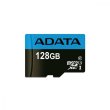 microSDXC (UHS-1) A-DATA Premier 128Gb Class 10 А1 (R-100Mb/s)  (adapter SD)