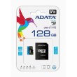 microSDXC (UHS-1) A-DATA Premier 128Gb Class 10 А1 (R-100Mb/s)  (adapter SD)
