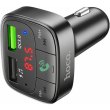 АЗП з FM-модулятором HOCO E59 Promise QC3.0 car BT FM transmitter 18W Black