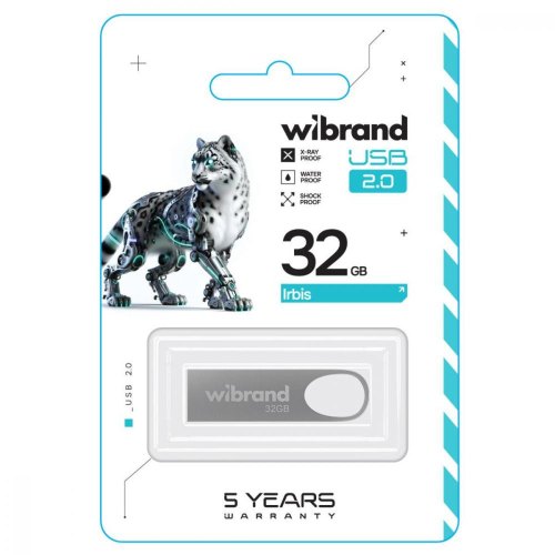 USB Flash Wibrand USB 2.0 Irbis 32Gb Silver