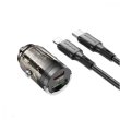 АЗП BOROFONE BZ29A Talented PD36W+QC3.0 car charger set(C to iP) Black