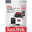 microSDXC (UHS-1) SanDisk Ultra 256Gb class 10 A1 (150MB/s) (adapter SD)