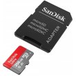 microSDXC (UHS-1) SanDisk Ultra 256Gb class 10 A1 (150MB/s) (adapter SD)
