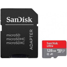 microSDXC (UHS-1) SanDisk Ultra 128Gb class 10 A1 (140Mb/s) (adapter SD)