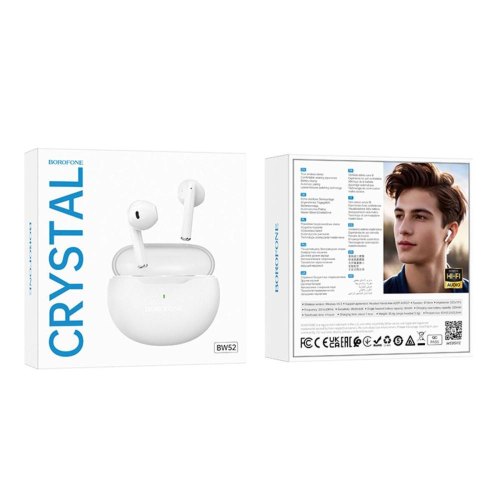 Навушники BOROFONE BW52 Tower true wireless BT headset White
