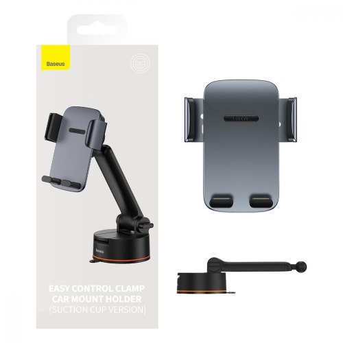 Тримач для мобiльного Baseus Easy Control Clamp Car Mount Holder Pro (Suction Cup Version)  Tarnish