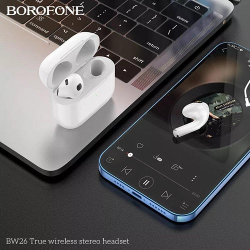 Навушники BOROFONE BW32 True wireless stereo headset White