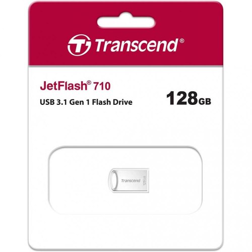 USB Flash Transcend USB 3.1 JetUSB Flash 710 128Gb Silver