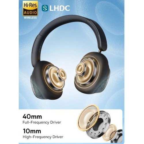 Навушники Baseus Bowie H1 Pro Noise-Cancellation Wireless Headphones Cluster Black