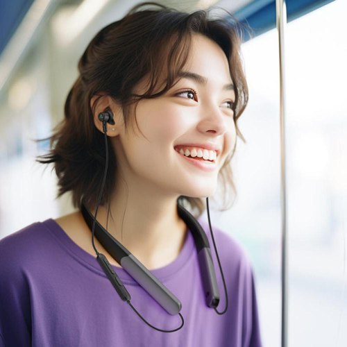 Навушники ACEFAST N1 neck hanging Bluetooth earphones Black