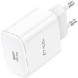 Мережевий зарядний пристрій HOCO C76A Pro Majestic single port PD30W charger White