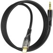 Аудiокабель HOCO UPA25 Transparent Discovery Edition Digital audio conversion cable iP Black