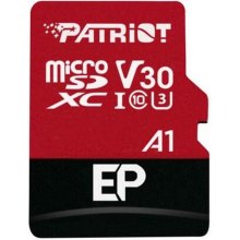 microSDXC (UHS-1 U3) Patriot EP Series 1Тb class 10 V30 (R-100MB/s, W-80MB/s) (adapter SD)