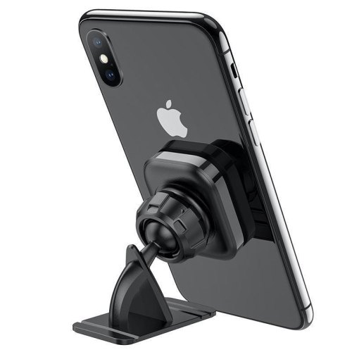 Автотримач HOCO S47 Fuerte series center console magnetic car holder Black