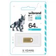 USB Flash Wibrand USB 2.0 Lynx 64Gb Gold