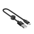 Кабель HOCO X35 USB for Micro 2.4A 0.25m Black