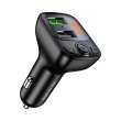 АЗП з FM-модулятором BOROFONE BC41 Eminency QC3.0 Car BT FM transmitter 18W Black 8525500090