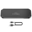 Бездротовий зарядний пристрій HOCO CQ6 Power 3-in-1 wireless fast charger(SAM Watch) Black