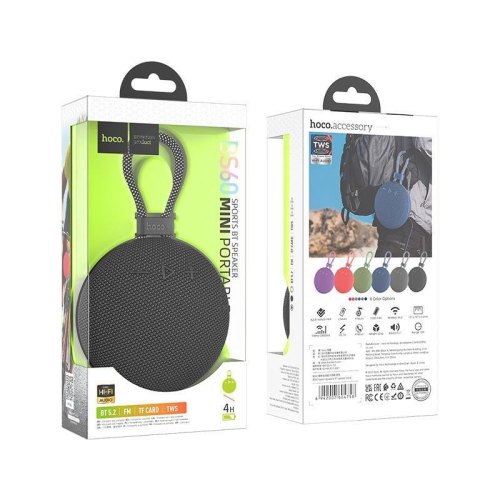 Портативна колонка HOCO BS60 Exploring sports BT speaker Black