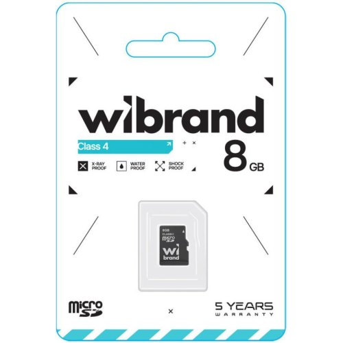 microSDHC Wibrand 8Gb class 4