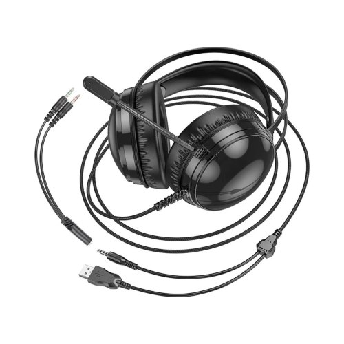 Навушники BOROFONE BO108 Flame gaming headphones Black