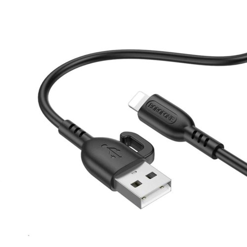 Кабель BOROFONE BX91 USB for Lightning 2.4A 1m Black