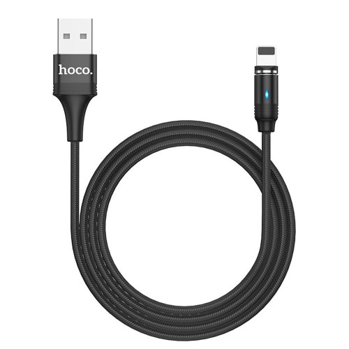 Кабель HOCO U76 Fresh USB for Lightning Black