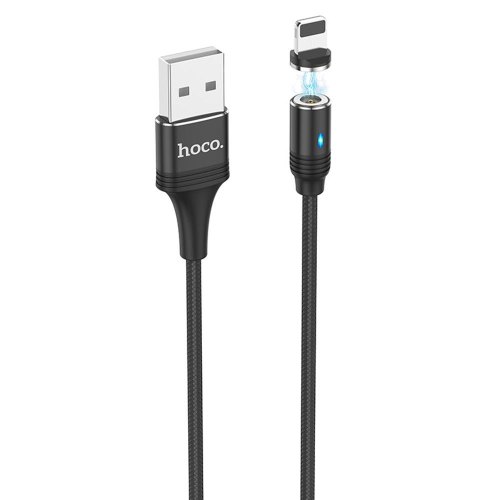 Кабель HOCO U76 Fresh USB for Lightning Black