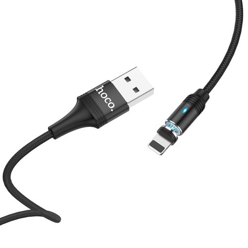 Кабель HOCO U76 Fresh USB for Lightning Black