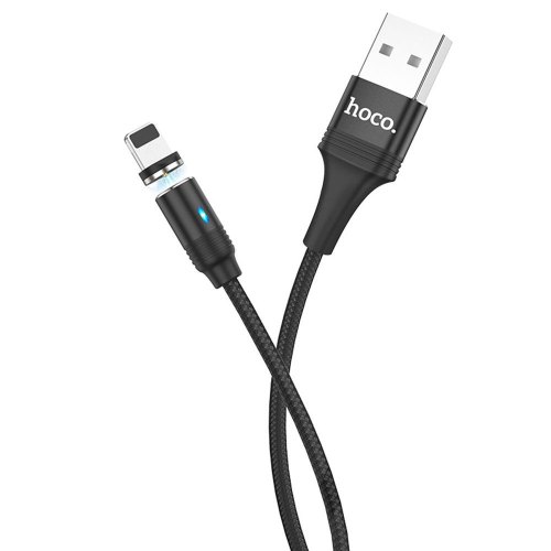 Кабель HOCO U76 Fresh USB for Lightning Black