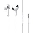 Навушники Baseus Encok 3.5mm lateral in-ear Wired Earphone H17 White