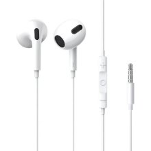 Навушники Baseus Encok 3.5mm lateral in-ear Wired Earphone H17 White