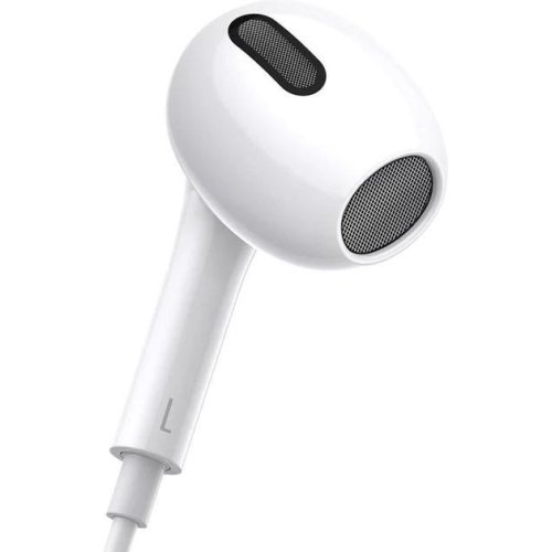 Навушники Baseus Encok 3.5mm lateral in-ear Wired Earphone H17 White
