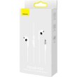Навушники Baseus Encok 3.5mm lateral in-ear Wired Earphone H17 White