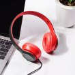 Навушники BOROFONE BO5 Star sound wired headphones Red