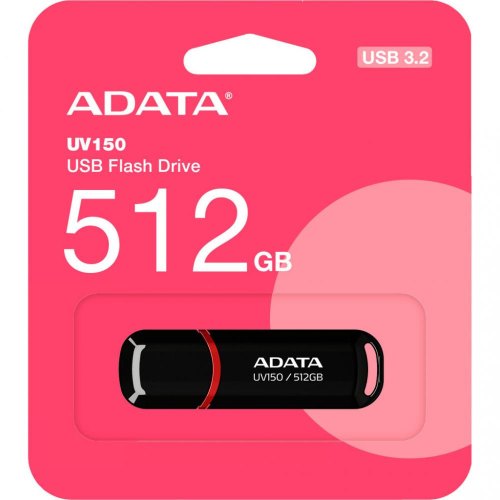 USB Flash A-DATA USB 3.2 UV 150 512Gb Black